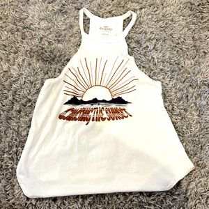 Women’s White Tank top/muscle shirt
